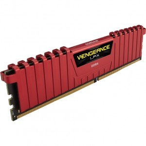 Corsair Vengeance LPX Red 16GB DDR4 2800MHz CL16 Quad Channel Kit
