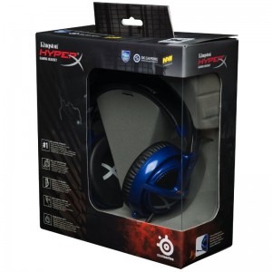 SteelSeries Siberia v2 full-size Headset Blue HyperX Edition