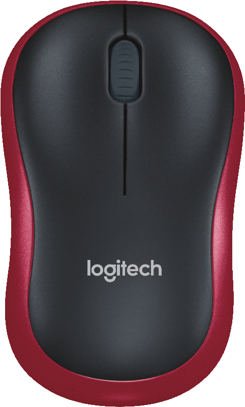 Mouse Logitech M185, Wireless, Red