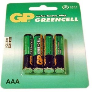 GP Batteries Zinc-carbon 4x AAA R3 blister