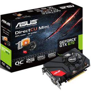 ASUS GeForce GTX 670 DirectCU Mini OC 2GB GDDR5 256-bit
