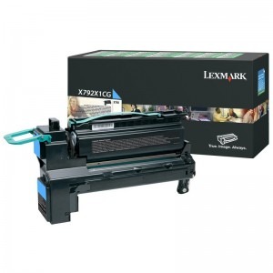 Lexmark Toner X792X1CG Cyan Return