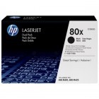 HP Toner 80X Black Dual-Pack