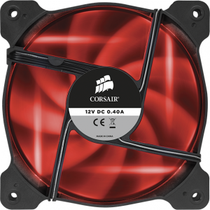 Corsair Air Series AF120 LED Red Quiet Edition High Airflow 120mm Fan - Twin Pack