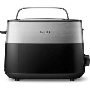 Philips Prajitor de paine Daily Collection HD2516/90, 830 W, 8 nivele de rumenire, 2 fante