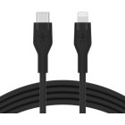 Cablu de date / adaptor Belkin BoostCharge Flex, USB-C Male la Lightning Male, MFi, 3 m, Black