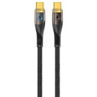 Cablu de date / adaptor Tellur USB Male la USB-C Male, 1 m, Black