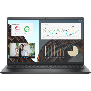 DELL 15.6'' Vostro 3530, FHD 120Hz, Procesor Intel® Core™ i5-1334U (12M Cache, up to 4.60 GHz), 8GB DDR4, 512GB SSD, Intel Integrated Graphics, Win 11 Pro, Carbon Black, 3Yr ProSupport