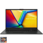 Laptop ASUS 15.6'' Vivobook Go 15 E1504FA, FHD, Procesor AMD Ryzen™ 5 7520U (4M Cache, up to 4.3 GHz), 8GB LPDDR5, 512GB SSD, AMD Radeon 610M, No OS, Mixed Black