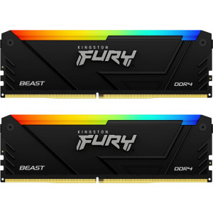 Memorie Kingston FURY Beast RGB 32GB DDR4 3600MHz CL18 Dual Channel Kit