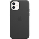 Apple Protectie pentru spate, material piele, pentru iPhone 12/12 Pro, culoare Black