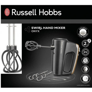 Russell Hobbs Mixer de mana, Swirl Onyx 25890-56, 350W, Negru