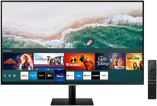 Monitor LED Samsung LS27AM500NUXEN Smart 27 inch 8 ms Negru 60 Hz