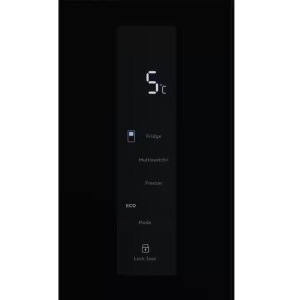 Electrolux ELT9VE52M0, 522 L, Frost Free, Clasa E, Display, Touch control, Iluminare LED, 190 cm, Negru