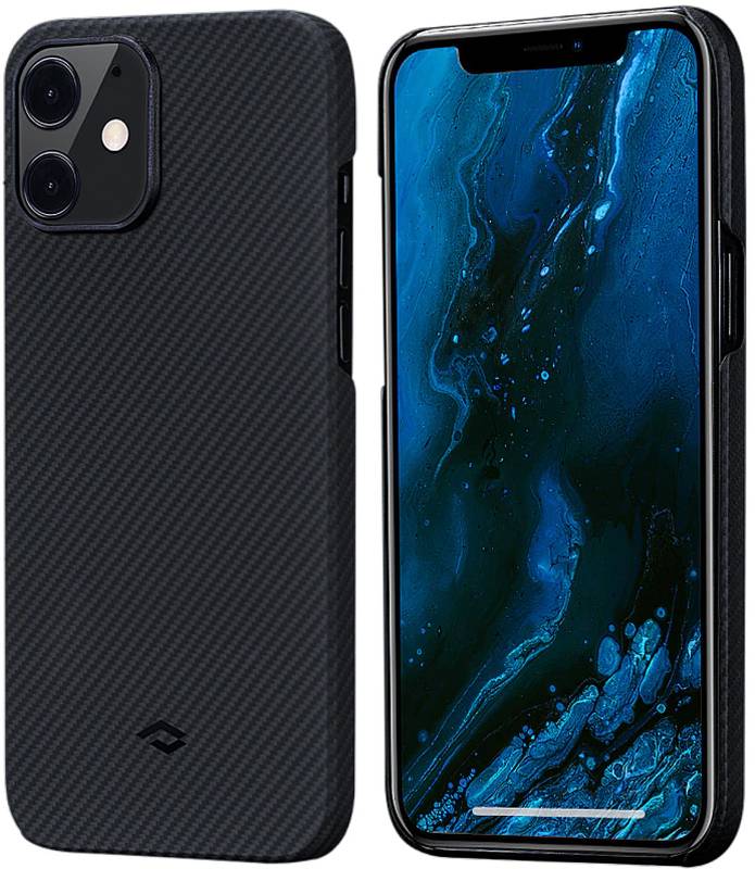 Pitaka Protectie pentru spate, Air Black/Grey Twill pentru iPhone 12 Mini