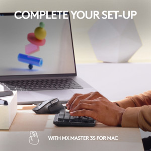 Logitech MX Mechanical Mini for Mac, Bluetooth Illuminated Performance, US INT, Space Grey