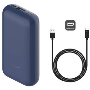Xiaomi Pocket Edition Pro, 10000 mAh, 1x USB, 1x USB-C, 33W, Blue