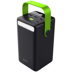 Trust Redoh, 50000 mAh, 3x USB-A, 1x USB-C, Black