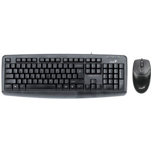 Genius Kit tastatura 104 taste + mouse Black