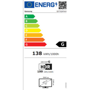 Samsung Smart TV QLED QE75Q6FAAU Seria Q6F 189cm negru 4K UHD HDR