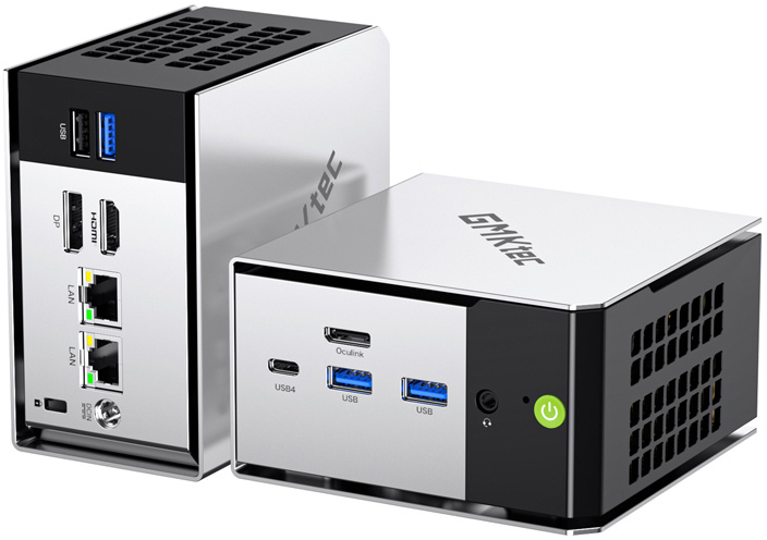 Mini PC GMKtec M8, Procesor AMD Ryzen 5 Pro 6650H 3.3GHz Rembrandt, 16GB RAM, 512GB SSD, Radeon 660M, Windows 11 Pro