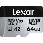 Card memorie Lexar microSDXC Professional Silver Plus UHS-I 64GB