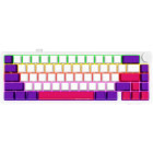 Tastatura Gaming LORGAR KBP70MW Pro RGB Toxic Purple Linear Switch White Mecanica