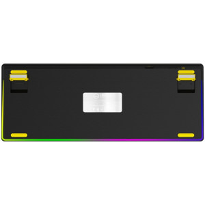 LORGAR KBP70TKLW Pro RGB Toxic Purple Linear Switch Black/Yellow Mecanica