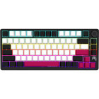 Tastatura Gaming LORGAR KBP7075W Pro TKL RGB Toxic Purple Linear Switch Black/Red Mecanica