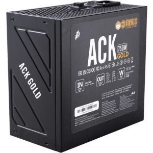 1st PLAYER HA-750BA2, 80+ Gold, 750W, Black