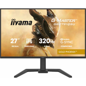 Monitor LED IIyama Gaming Gold Phoenix G-MASTER GB2791QSU-B1 27 inch QHD IPS 0.6 ms 320 Hz HDR G-Sync Compatible