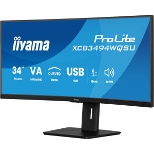 IIyama ProLite XCB3494WQSU-B1 Curbat 34 inch UWQHD VA 0.4 ms 120 Hz FreeSync Premium