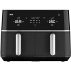 Braun Friteuza cu aer cald TwinCook 5 TD5030IBK, 2400W, 2x 5L, Negru