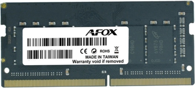 Memorie notebook AFOX 8GB, DDR4, 2400MHz, CL17, 1.2v