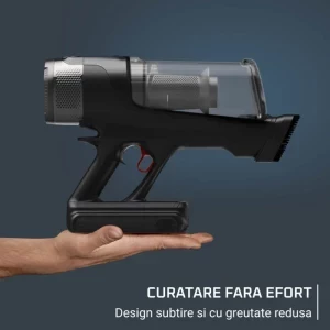 Rowenta X-Force Flex 12.60 Neo Complete RH9L55E0, vertical, 0.65L, Negru/Gri
