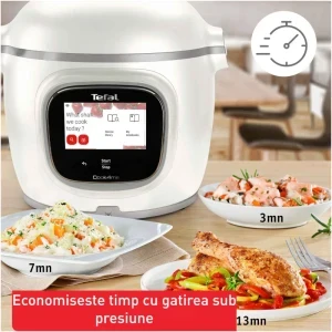Tefal Multicooker Cook4me Touch Pro CY9441F2, 1600W, 6L, Alb