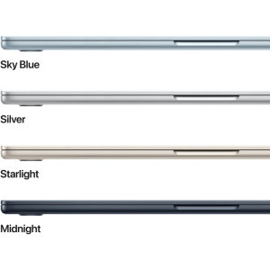Apple 15.3'' MacBook Air 15 with Liquid Retina, Apple M5 chip (10-core CPU), 16GB, 1TB SSD, Apple M5 10-core GPU, macOS, Starlight, INT keyboard, 2026