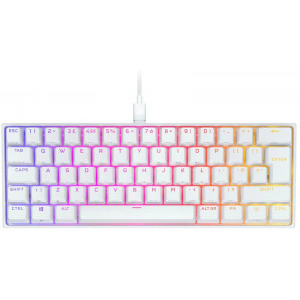 Corsair K65 RGB MINI White Cherry MX Red Mecanica