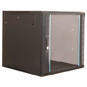 Xcab Xcab-9U80S.9004 9U, Wall mount, 600 x 800, Glass door, Negru