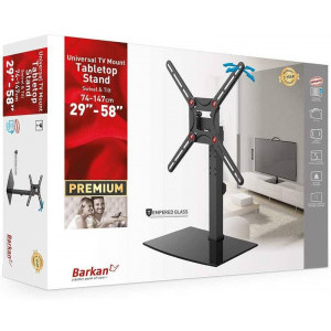 Barkan S320.B, fix, 29 - 58 inch, negru