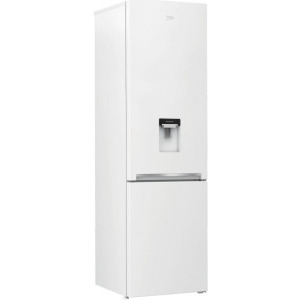 Beko RCSA406K40DWN, 386 L, Dozator apa, Usi reversibile, Iluminare LED, Termostat reglabil, Clasa E, 202 cm, Alb