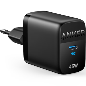 Anker 313 Ace, 1x USB-C, PD 45W, Black