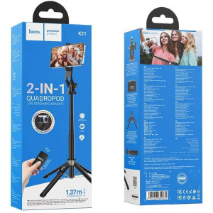 Hoco K21 Universal, Black, conectare Bluetooth