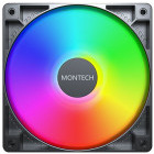 Ventilator Montech GF120 ARGB PWM 120mm Black