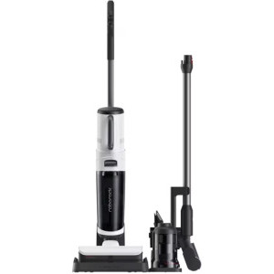 Aspirator Roborock Dyad Pro Combo H1C1A01-01, vertical cu mop, 0.46L, Alb/Negru