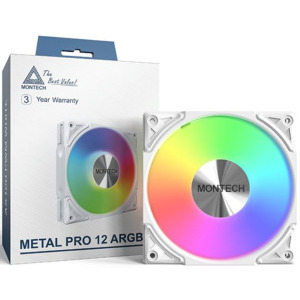Montech Metal Pro ARGB 120mm PWM White