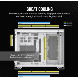 Corsair 2500X White/Satin Gray