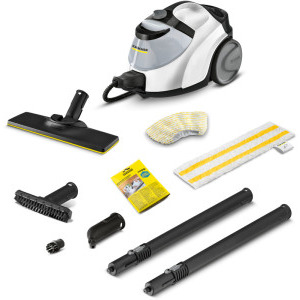 Aspirator Karcher SC 5 EasyFix Iron Plug, de curatat cu abur, 2250W, Alb/Negru