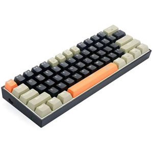 Redragon Lakshmi Black-Orange Blue Switch Mecanica