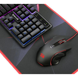 Kit Gaming Redragon S137 Gaming Essentials 4 in 1 Black - PC Garage